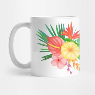 Tropical Flowers Mug